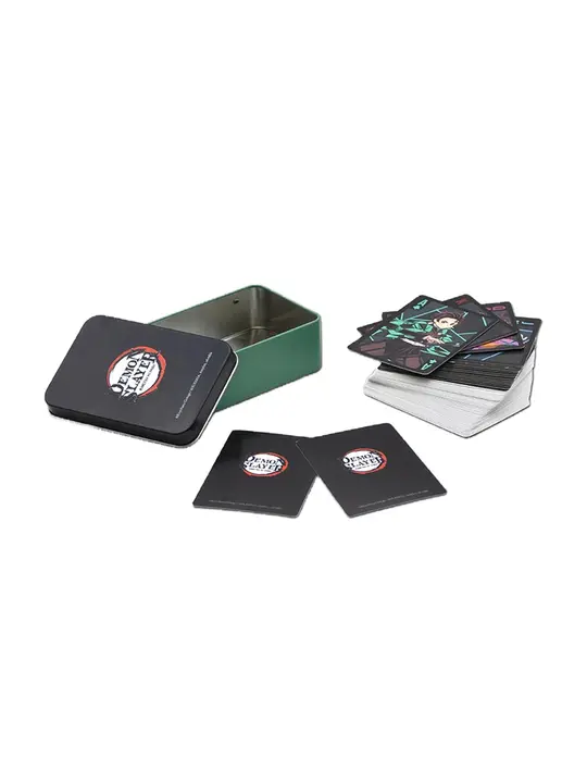 Baraja de 54 cartas de Demon Slayer en caja metálica — ABYstyle