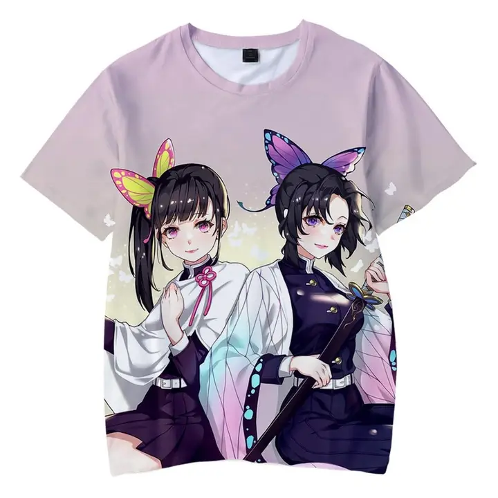 Camiseta de Demon Slayer con estampado, unisex — Satdflie