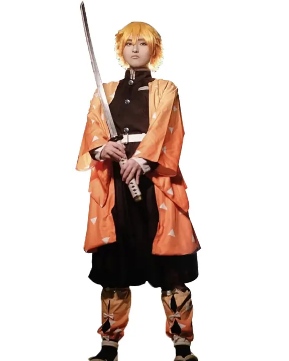 Cosplay de Tanjiro, Zenitsu o Giyu (uniforme completo con haori) — Fiamll