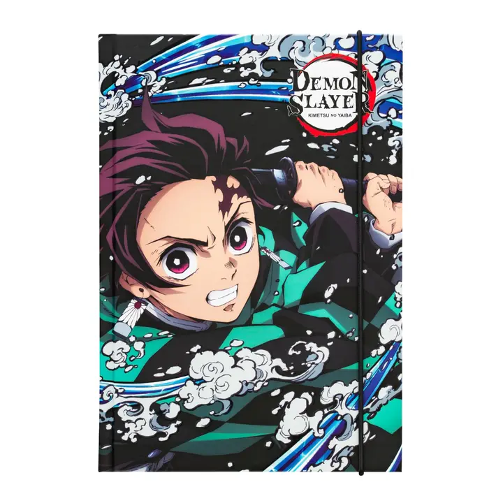Cuaderno A5 punteado de Demon Slayer (tapa dura) — Grupo Erik