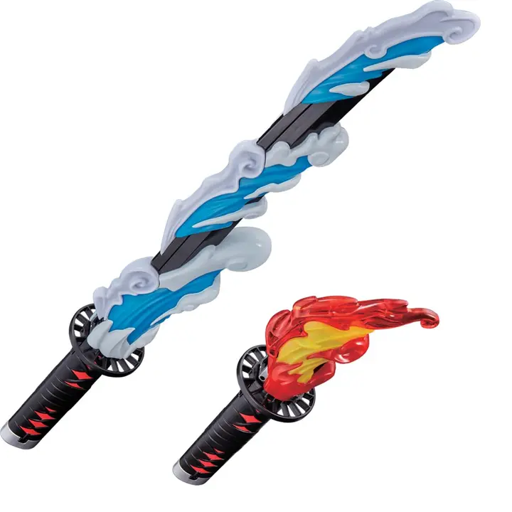 Espada Nichirin DX de Tanjiro Kamado con luces y sonidos — Bandai