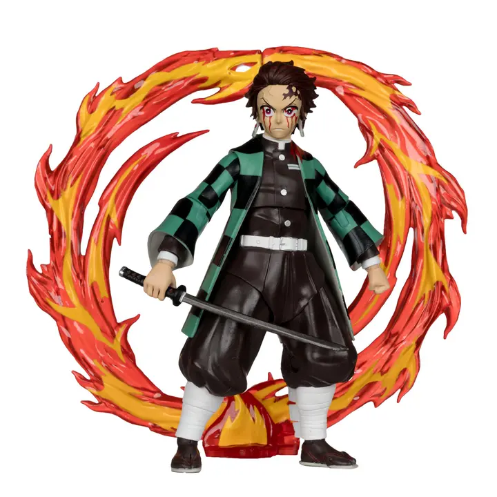 Figura de Tanjiro Kamado (Daki Battle) de 18 cm con efectos — McFarlane Toys