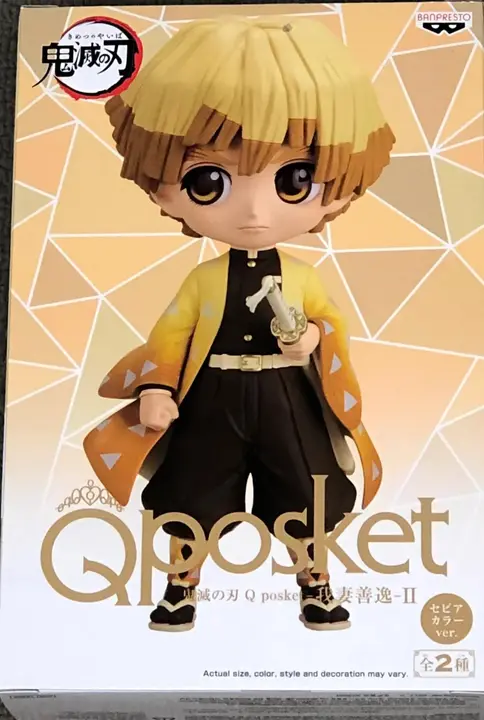 Figura de Zenitsu Agatsuma Q Posket II (Ver. B) — Banpresto