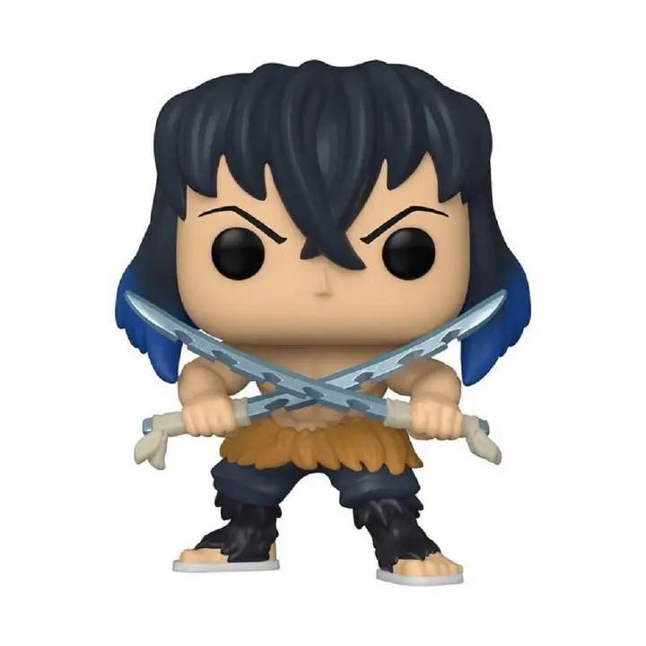 Funko Pop! Inosuke Hashibira sin máscara (exclusivo, n.º 1057) con protector