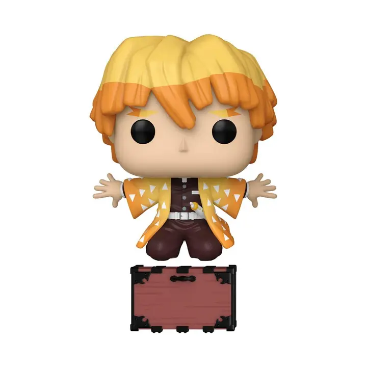 Funko Pop! Zenitsu protegiendo la caja de Nezuko (edición limitada)