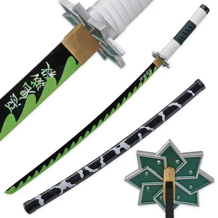 Katana de bambú de Sanemi Shinazugawa (103 cm) — LQZJG