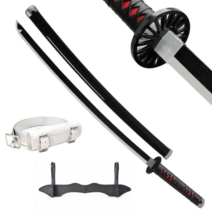Katana de bambú de Tanjiro con funda, soporte y cinturón (102 cm) — Wah Shing Yuen