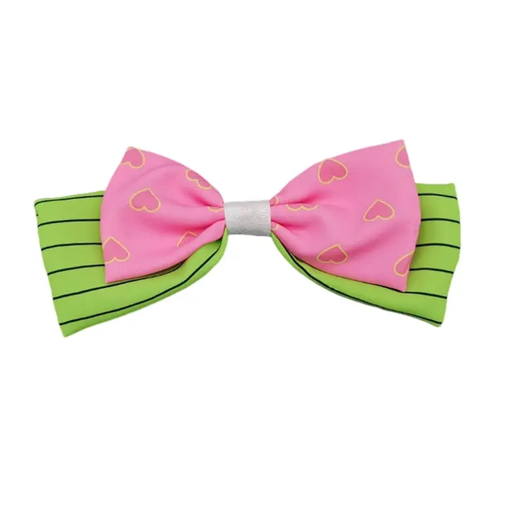 Pasador de pelo con lazo para cosplay, variante Mitsuri Kanroji — MYAYD