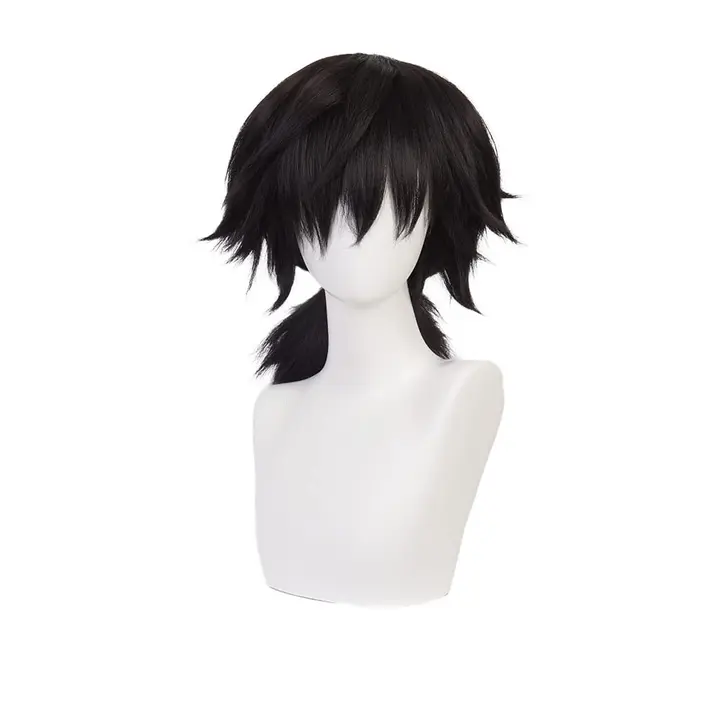 Peluca de Giyu Tomioka con gorro ajustable — OSIAS