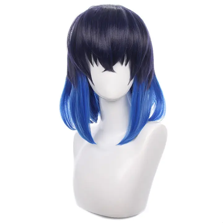 Peluca de Inosuke Hashibira con gorro — HIROAKIYA