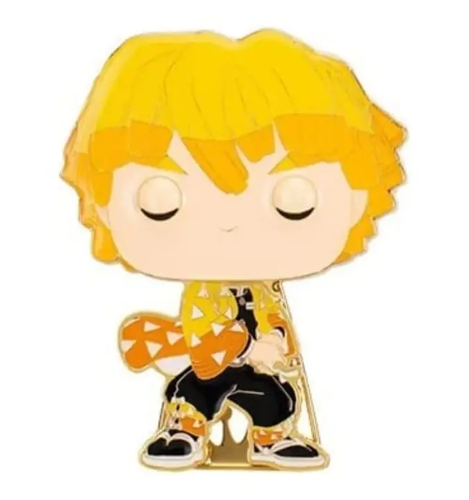 Pin esmaltado grande Funko Pop! de Zenitsu Agatsuma