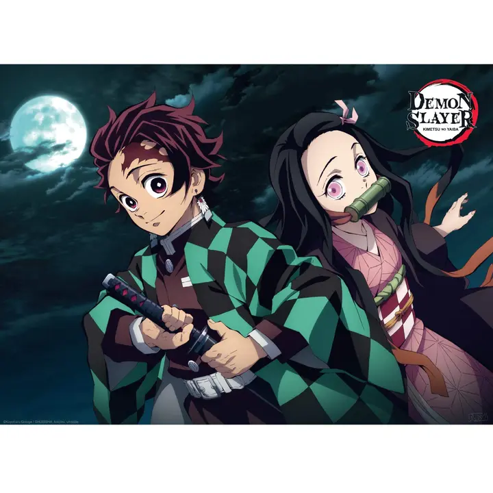 Póster de Tanjiro y Nezuko (52 × 38 cm) — ABYstyle